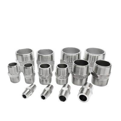 Kép Inox 304 2 Đầu Ren Ngoài – Nối Thẳng 2 Đầu Ren Inox Chống Chống Gỉ